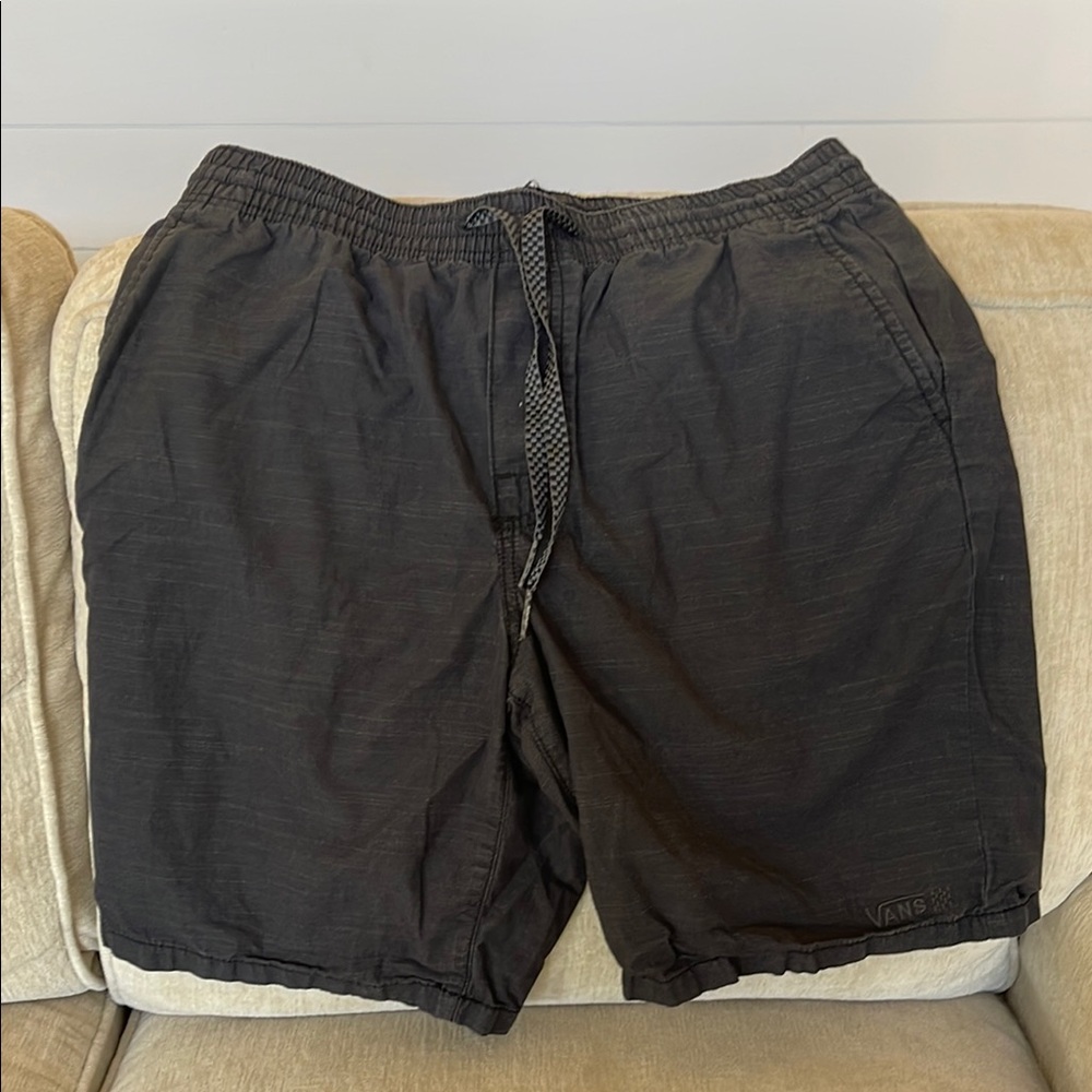 Vans Black Relaxed Fit Shorts